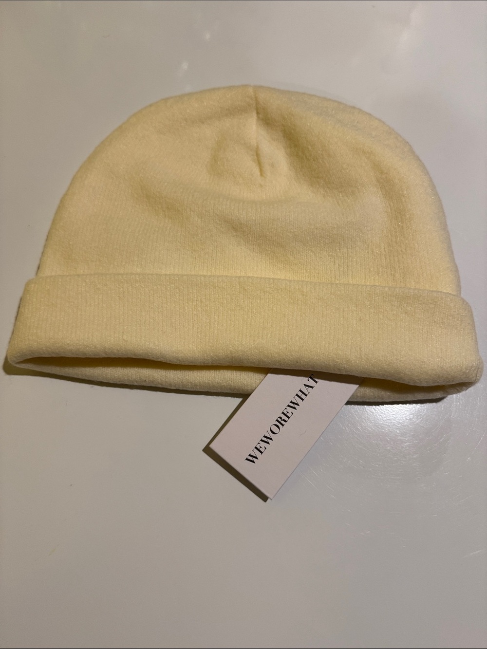 WeWoreWhat Fold-Over Beanie NWT.